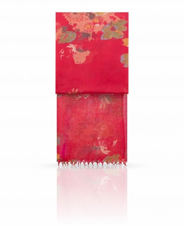 Палантин Женский W-BRUSH.FLOWER/MAROON